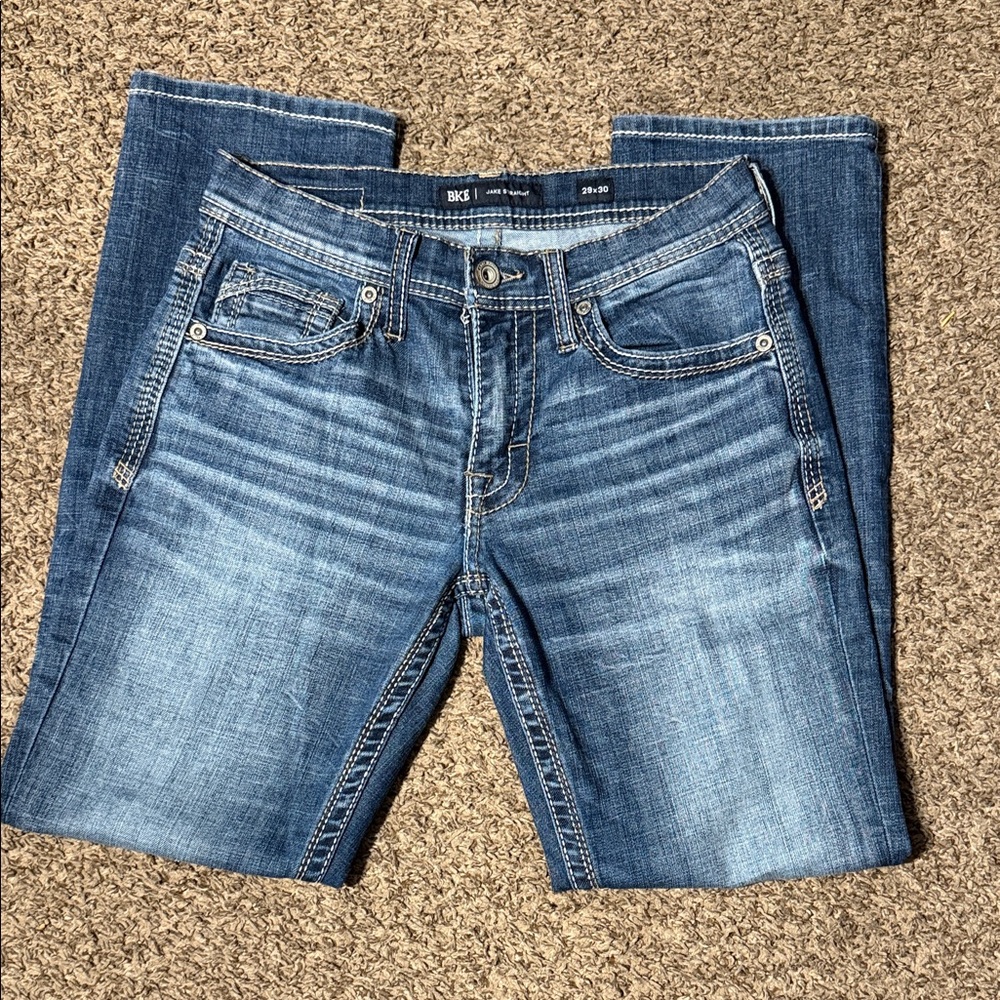 BKE Jake Straight Jeans Men’s 29x30 | Medium Wash